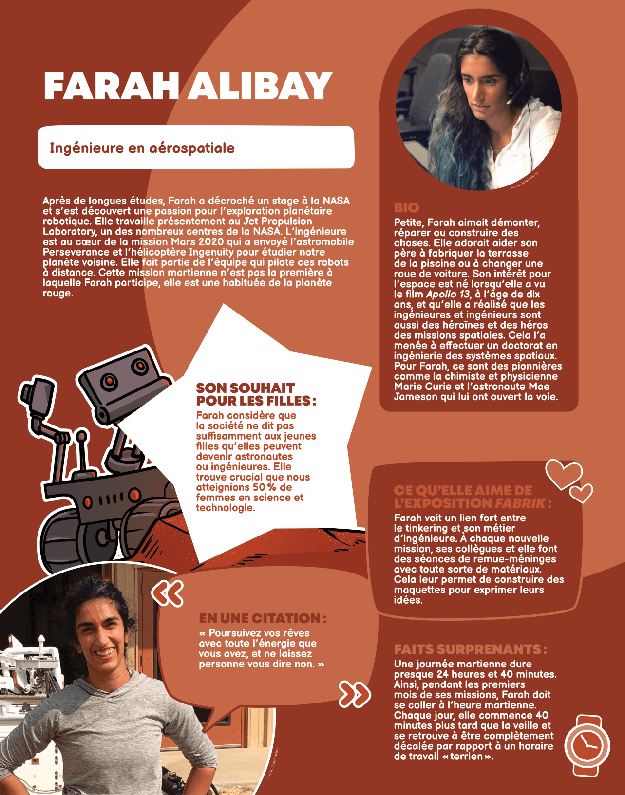 Parcours de Farah Alibay